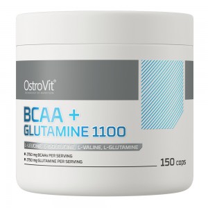OstroVit BCAA + GLUTAMINE 1100 MG 150 caps
