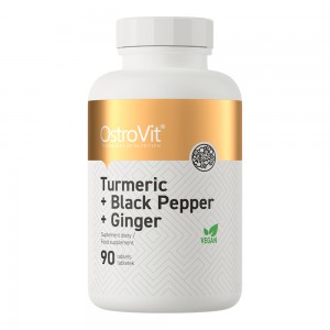 OstroVit TURMERIC (CURCUMIN) + BLACK PEPPER + GINGER 90 tabs