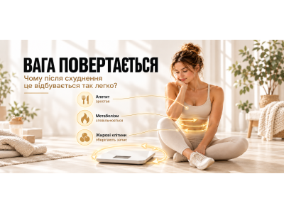 Чому після схуднення вага так легко повертається?