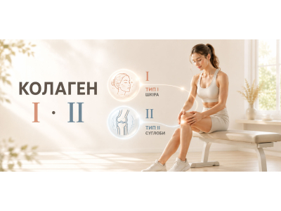 Колаген: типи I, II, III — який обрати для шкіри, суглобів і спорту