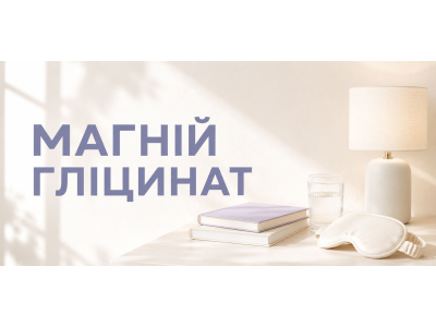 Магній гліцинат (бісгліцинат): повний науковий гід для сну, стресу та нервової системи у 2026 році