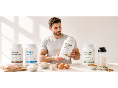 Як обрати протеїн: whey, isolate, hydro чи vegan — повний гід 2026?