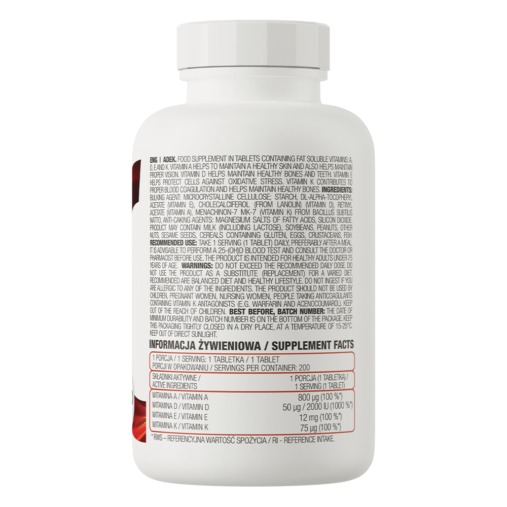 OstroVit ADEK 200 tabs