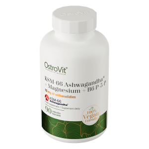 OstroVit Ashwagandha  KSM-66  + Magnesium + B6 P-5-P Vege 90 caps