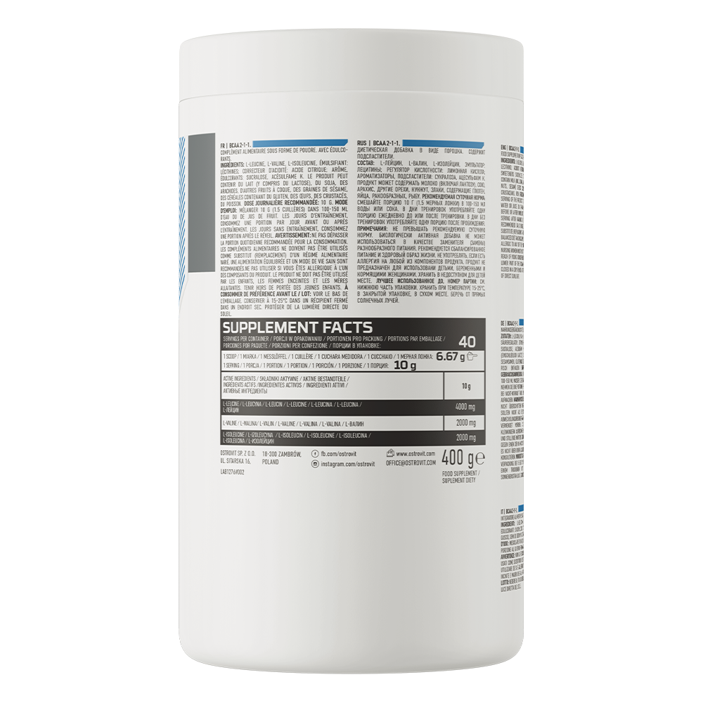 OstroVit BCAA 2-1-1 400g