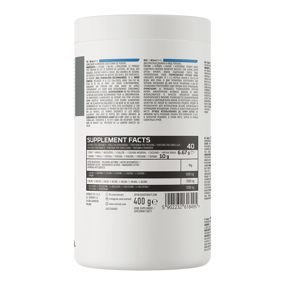 OstroVit BCAA 2-1-1 400g