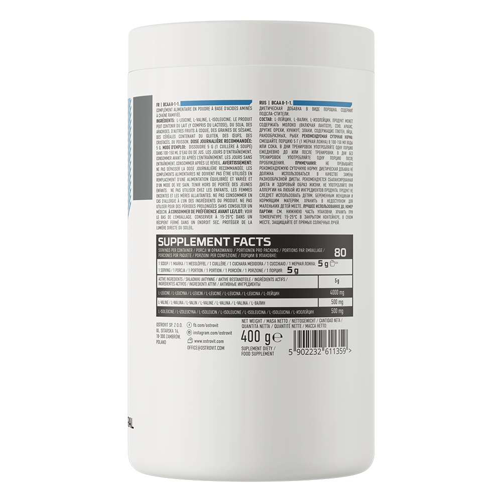 OstroVit BCAA 8-1-1 400g