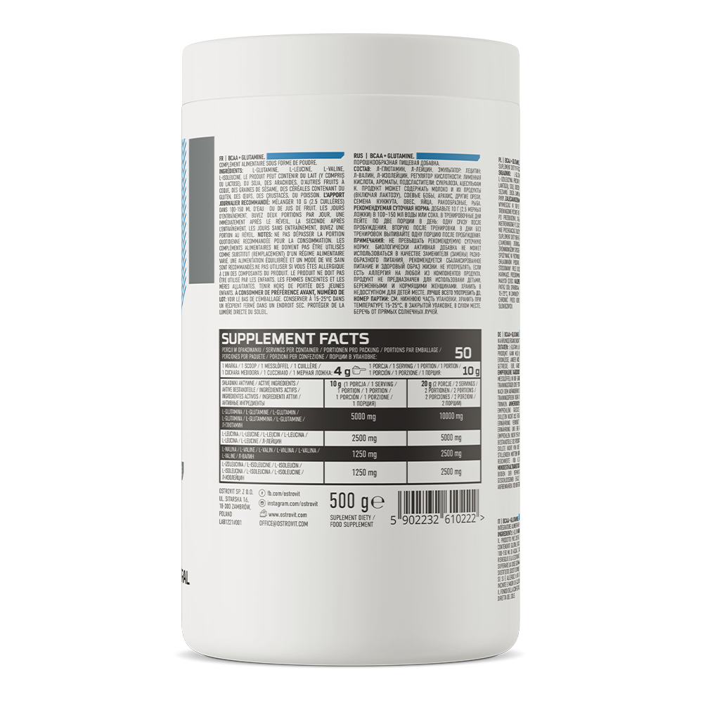 OstroVit BCAA + Glutamine 500 g