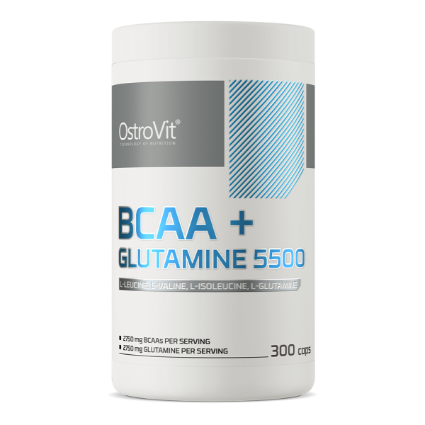 OstroVit BCAA + Glutamine 5500 mg 300 caps