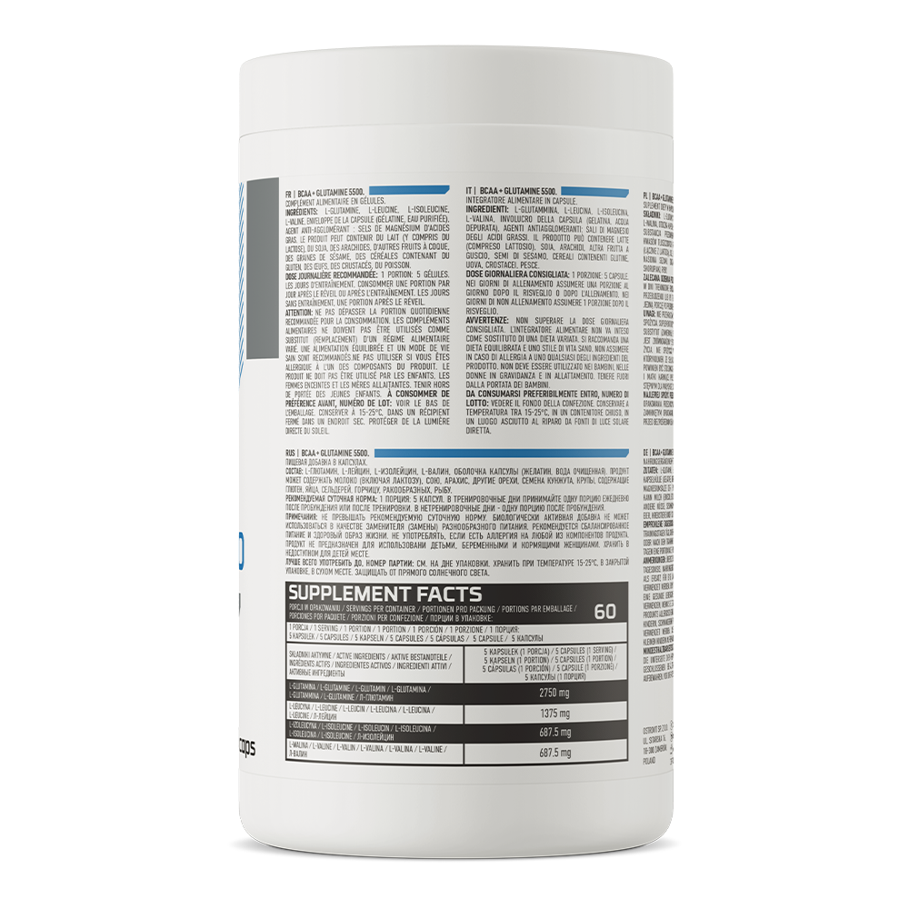 OstroVit BCAA + Glutamine 5500 mg 300 caps