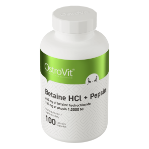 OstroVit Betaine HCl + Pepsin 100 caps