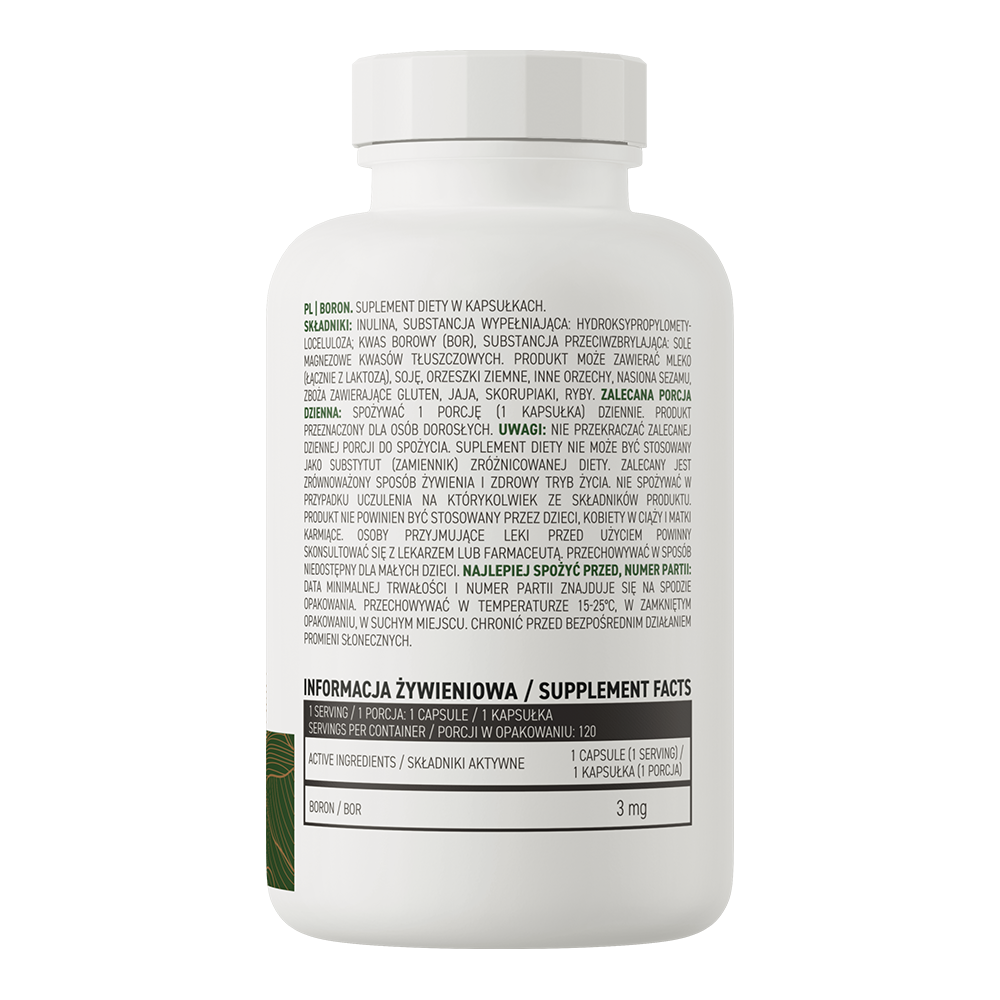OstroVit Boron Boric Acid Vege 120 caps