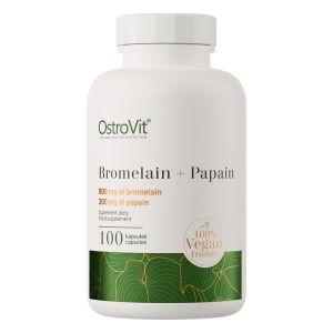 OstroVit Bromelain + Papain Vege 100 caps