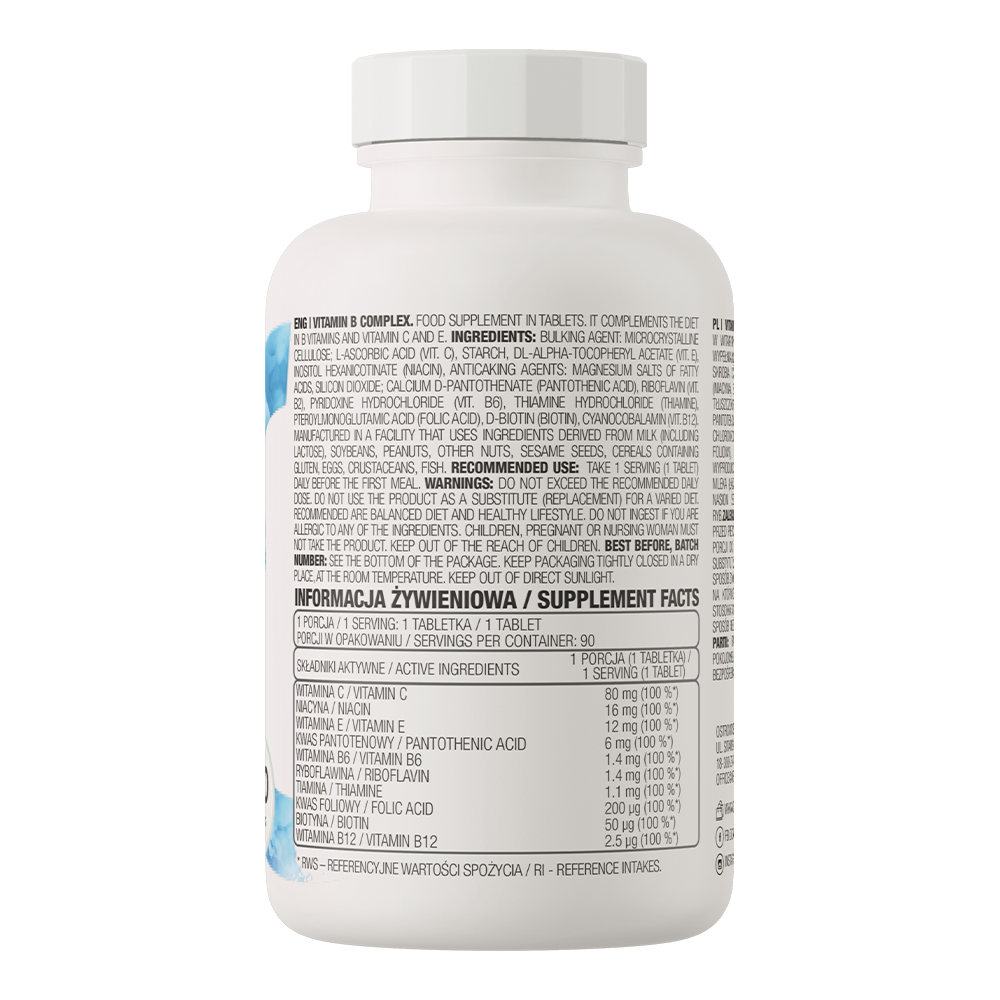 OstroVit Vitamin B Complex 90 tabs