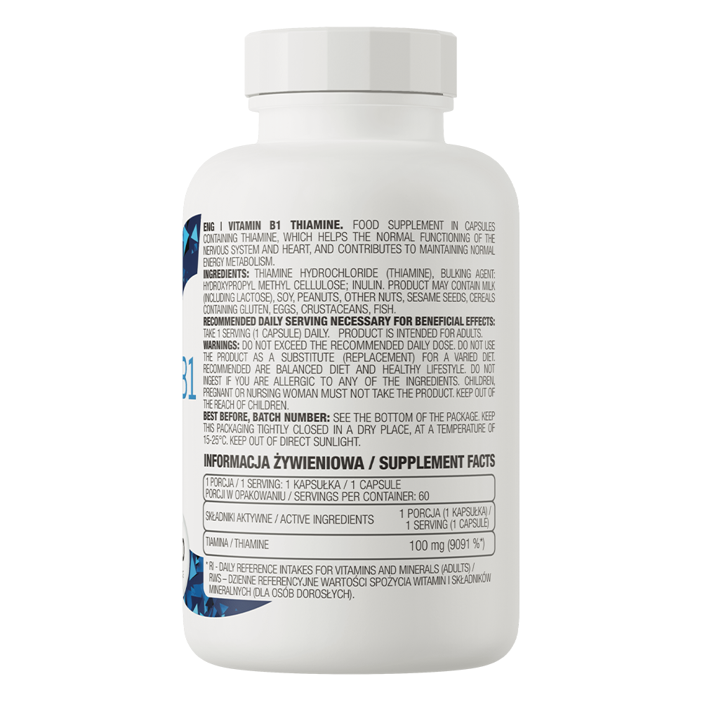 OstroVit Vitamin B1 Thiamine 60 caps