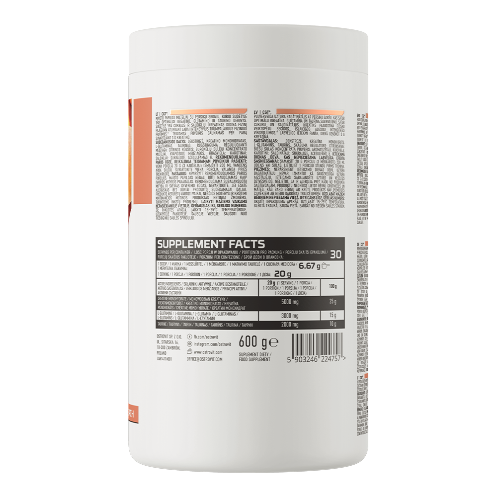OstroVit CGT 600 g персик