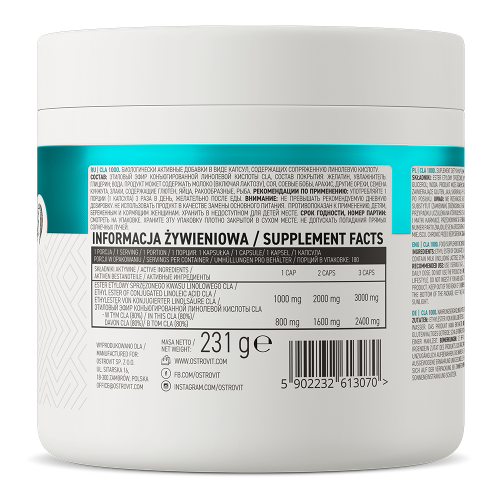 OstroVit CLA 1000 180 caps