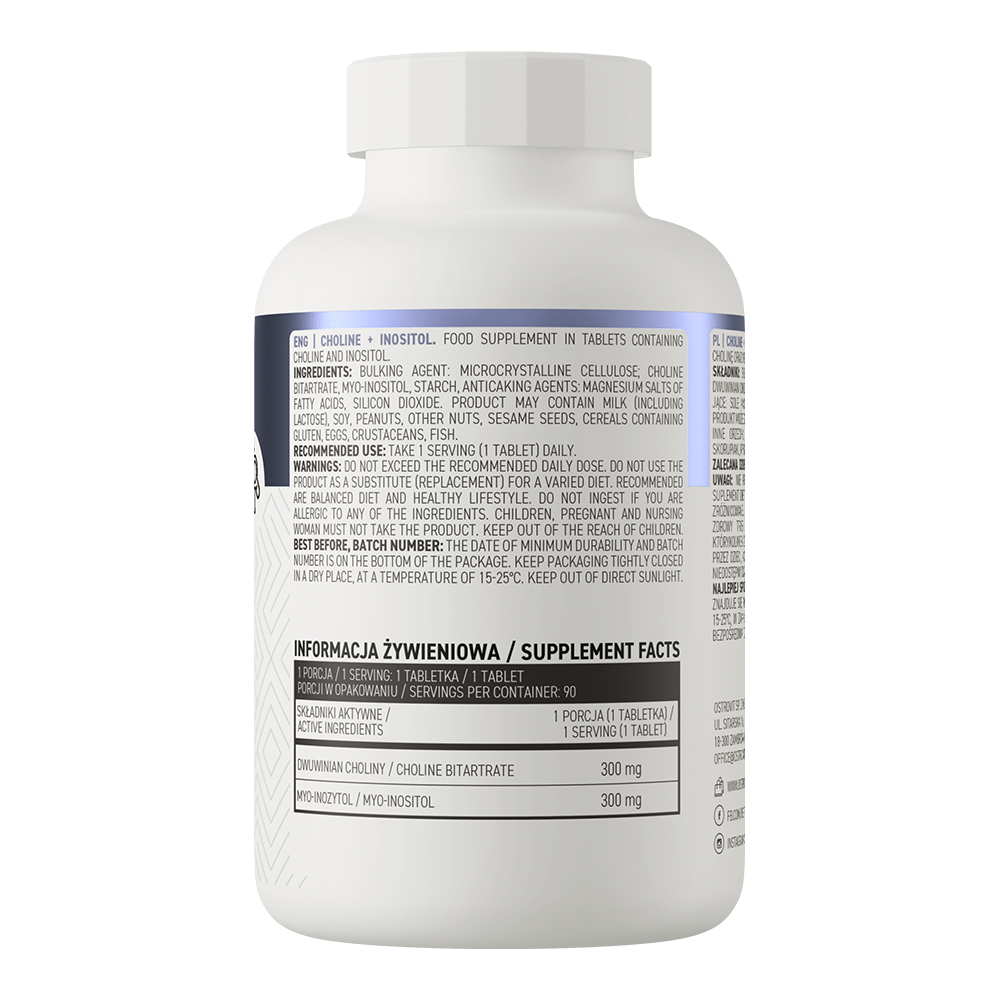 OstroVit Choline + Inositol 90 tabs