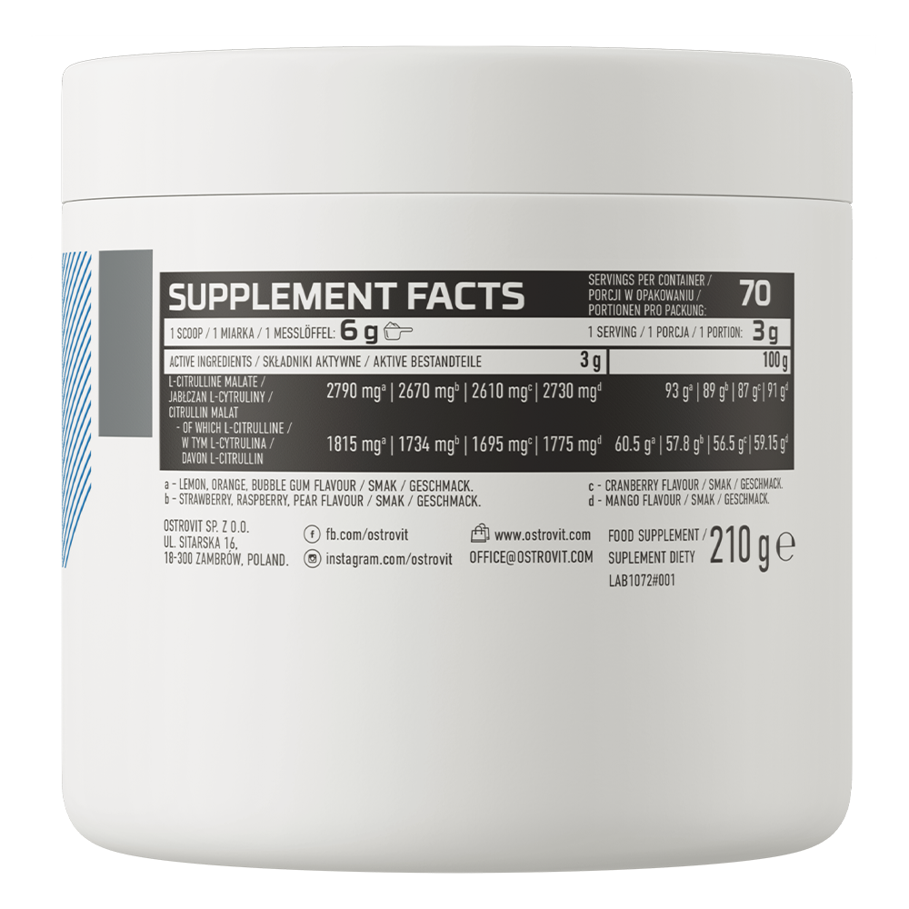 OstroVit Citrulline 210 g