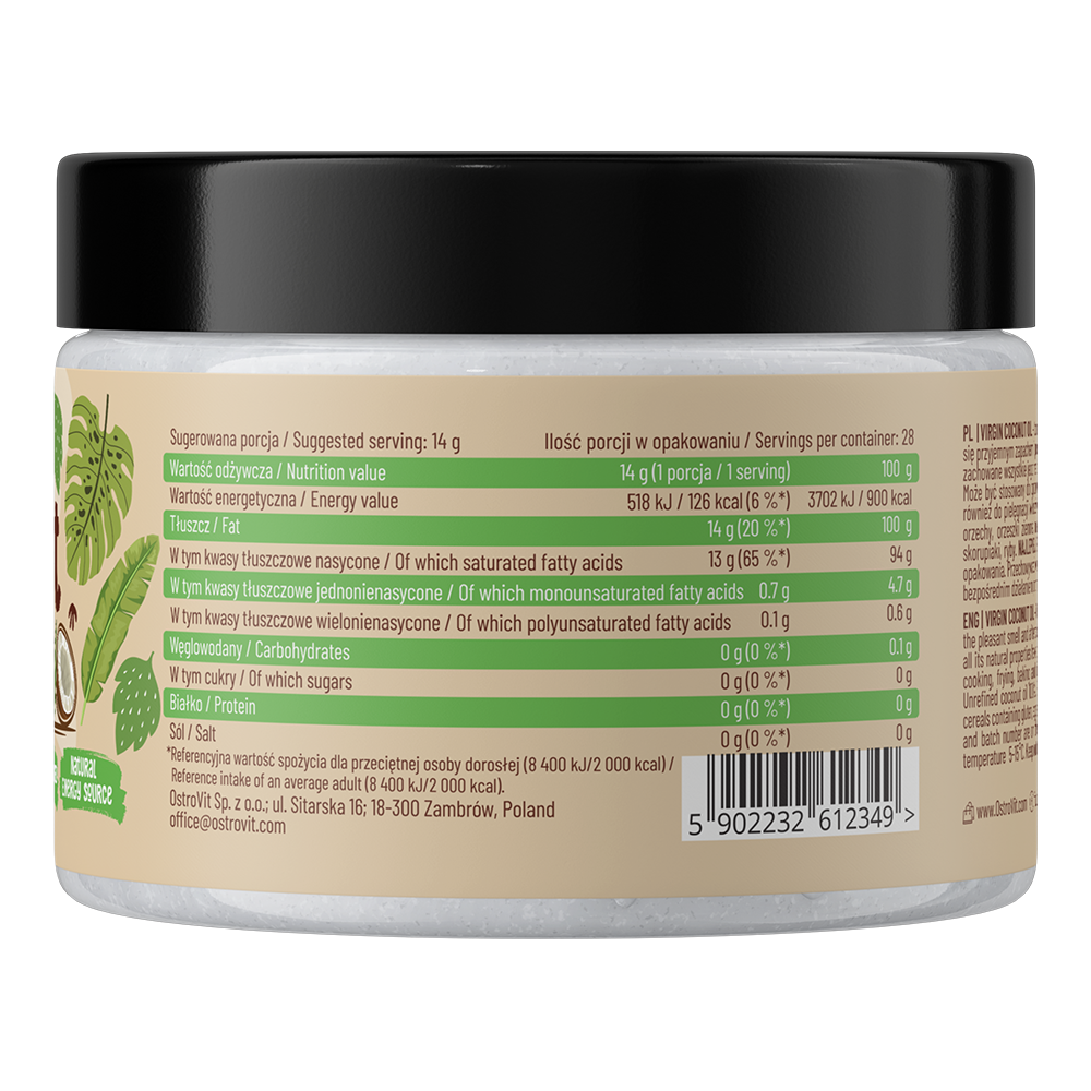 OstroVit Coconut Oil Virgin 400 g