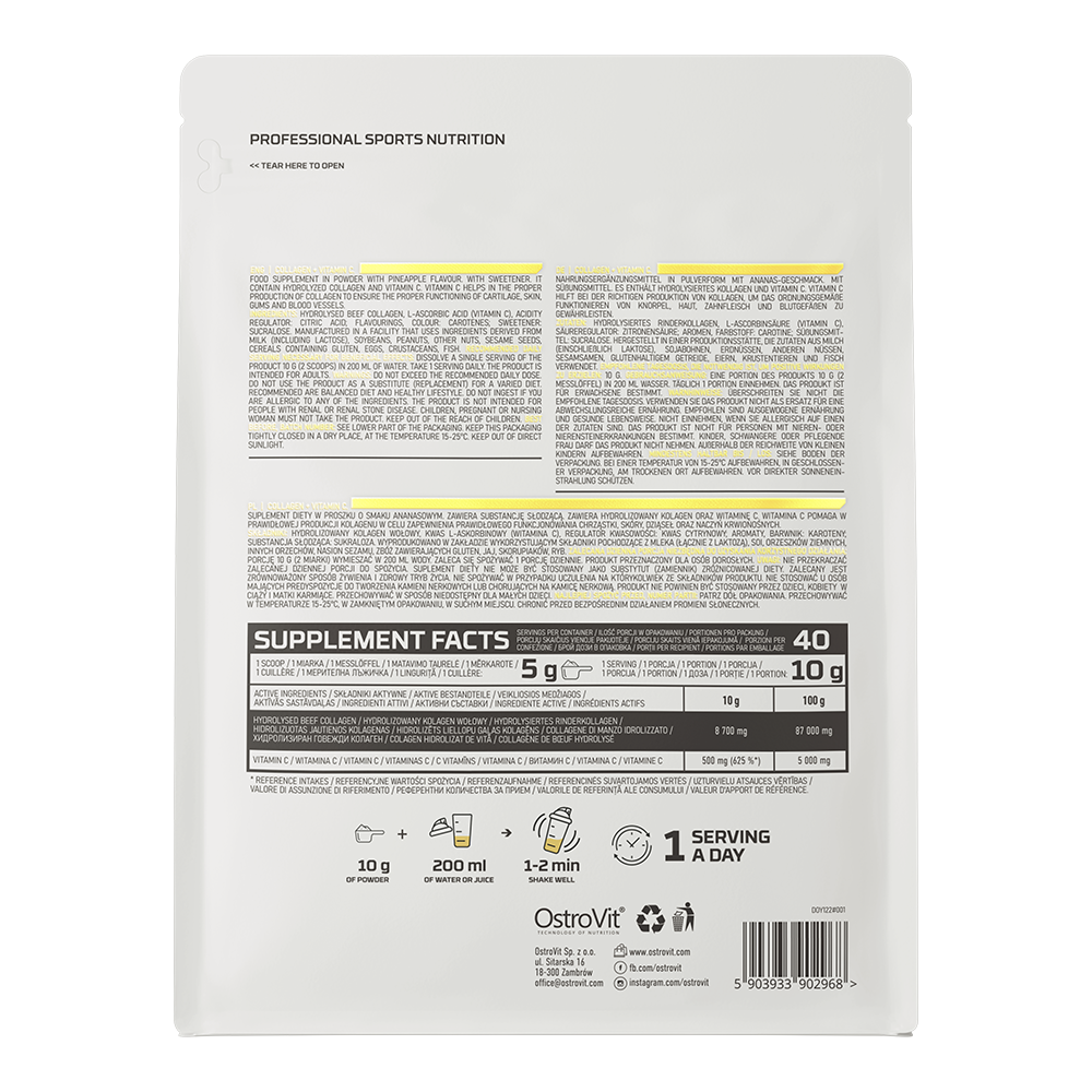 OstroVit Collagen + Vitamin C 400 g