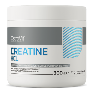 OstroVit Creatine HCL 300 g чорна смородина та вишня