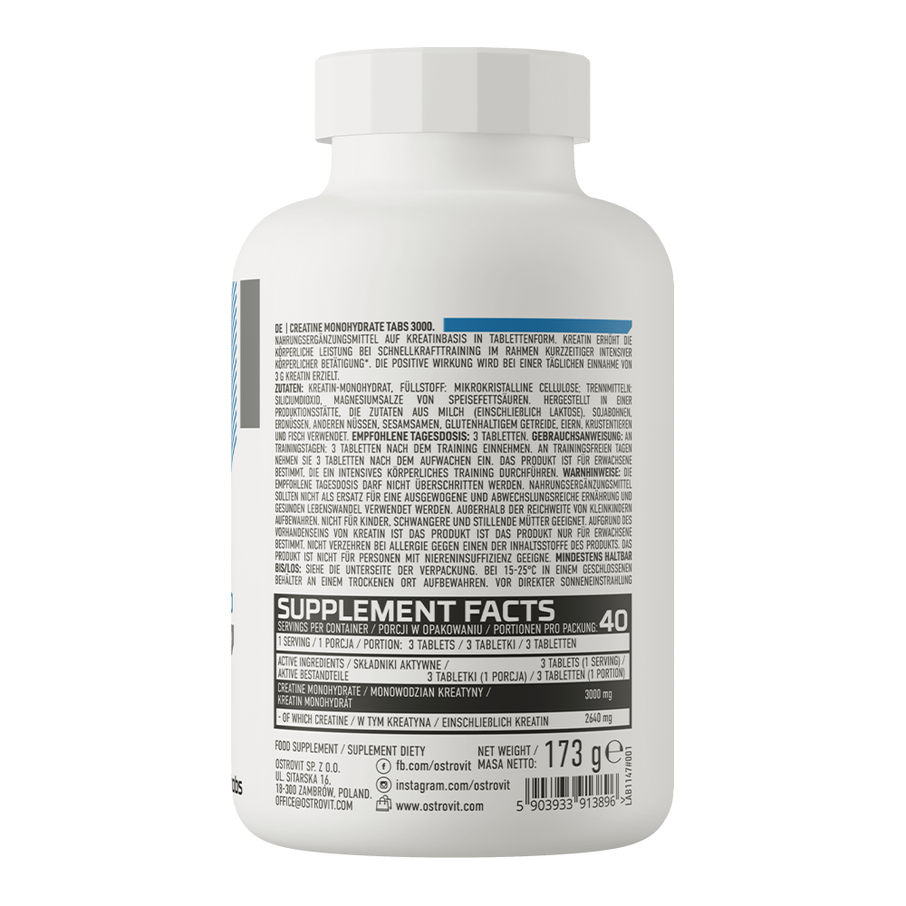OstroVit Creatine 3000 mg 120 tabs