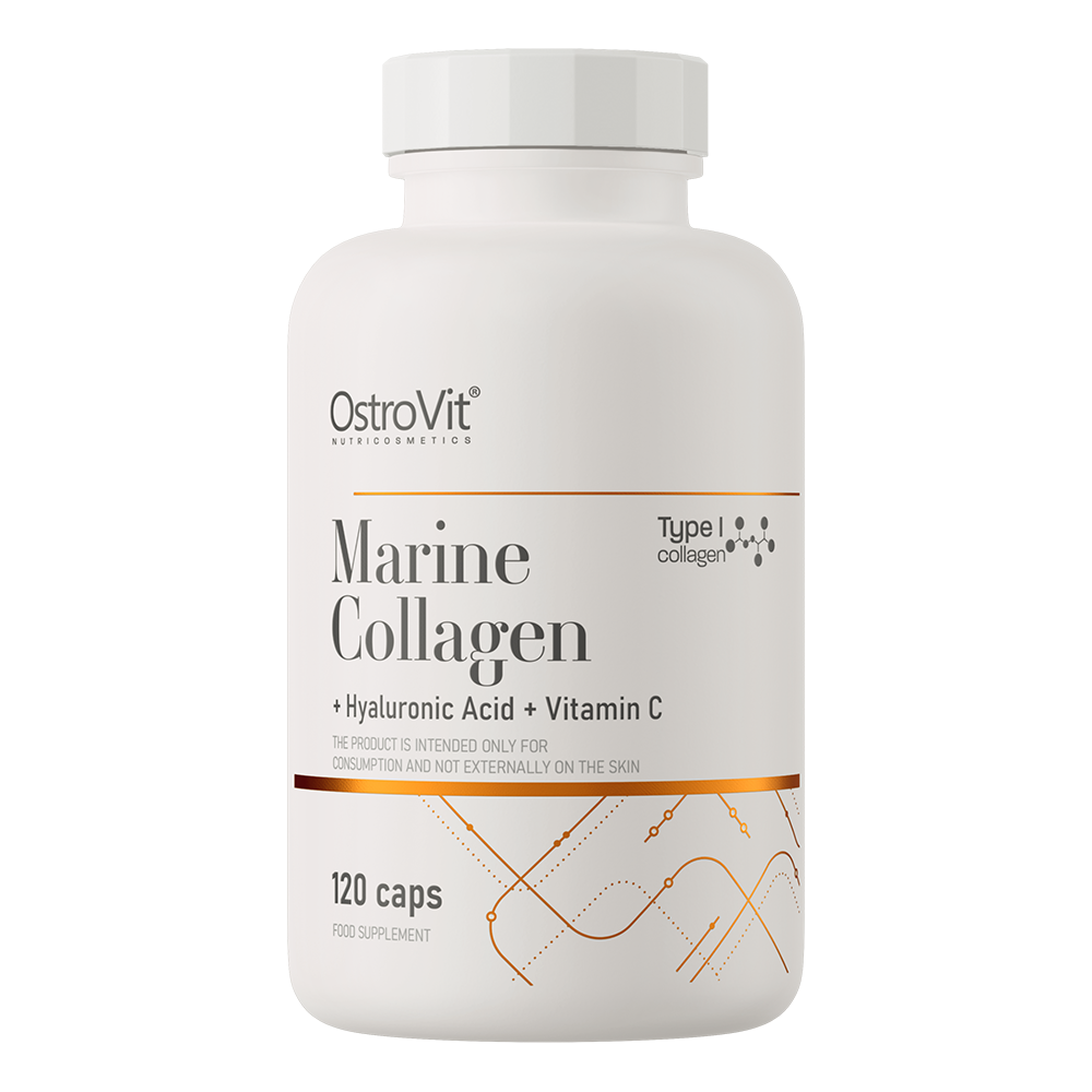 OstroVit Collagen Marine + Hyaluronic Acid + Vitamin C 120 caps