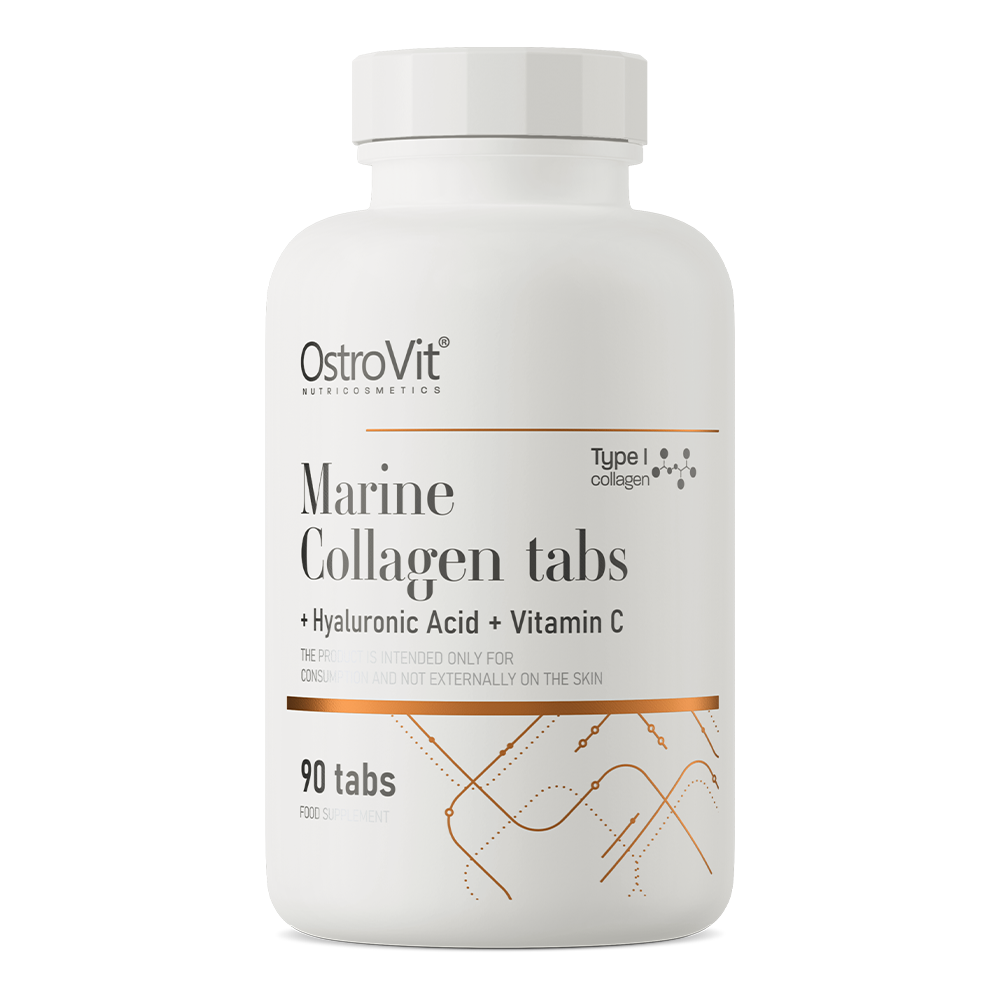 OstroVit Collagen Marine + Hyaluronic Acid and Vitamin C 90 tabs