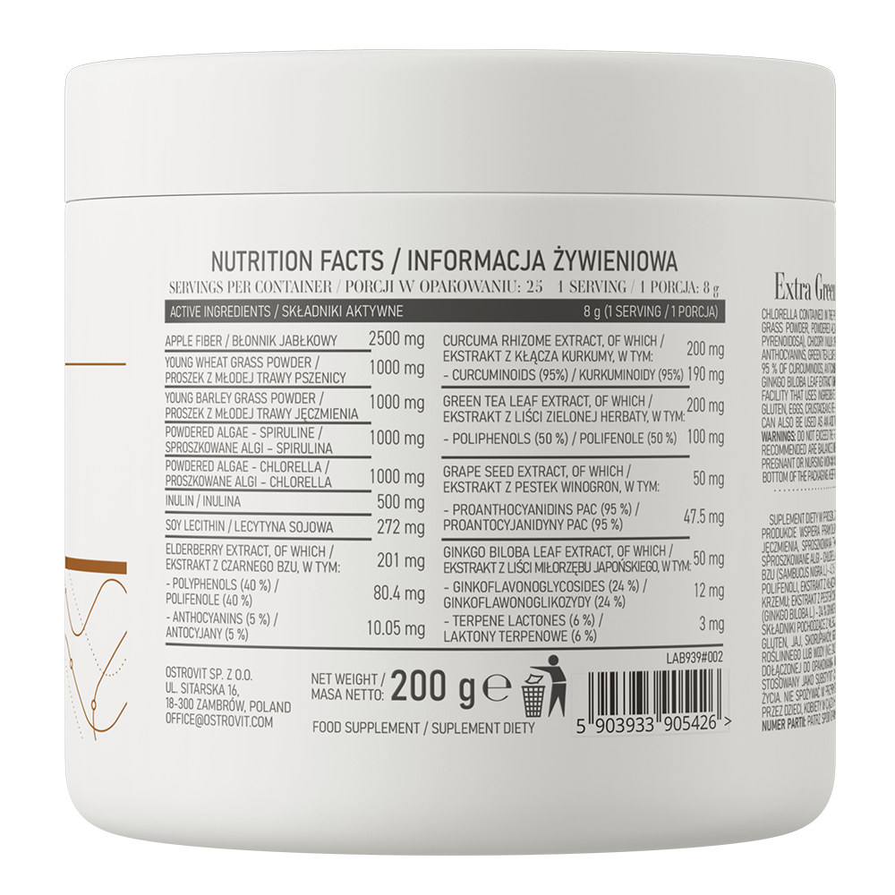 OstroVit Extra Green Detox 200 g