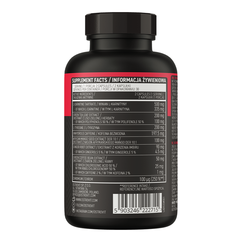 OstroVit Fat Burner For Women 60 caps