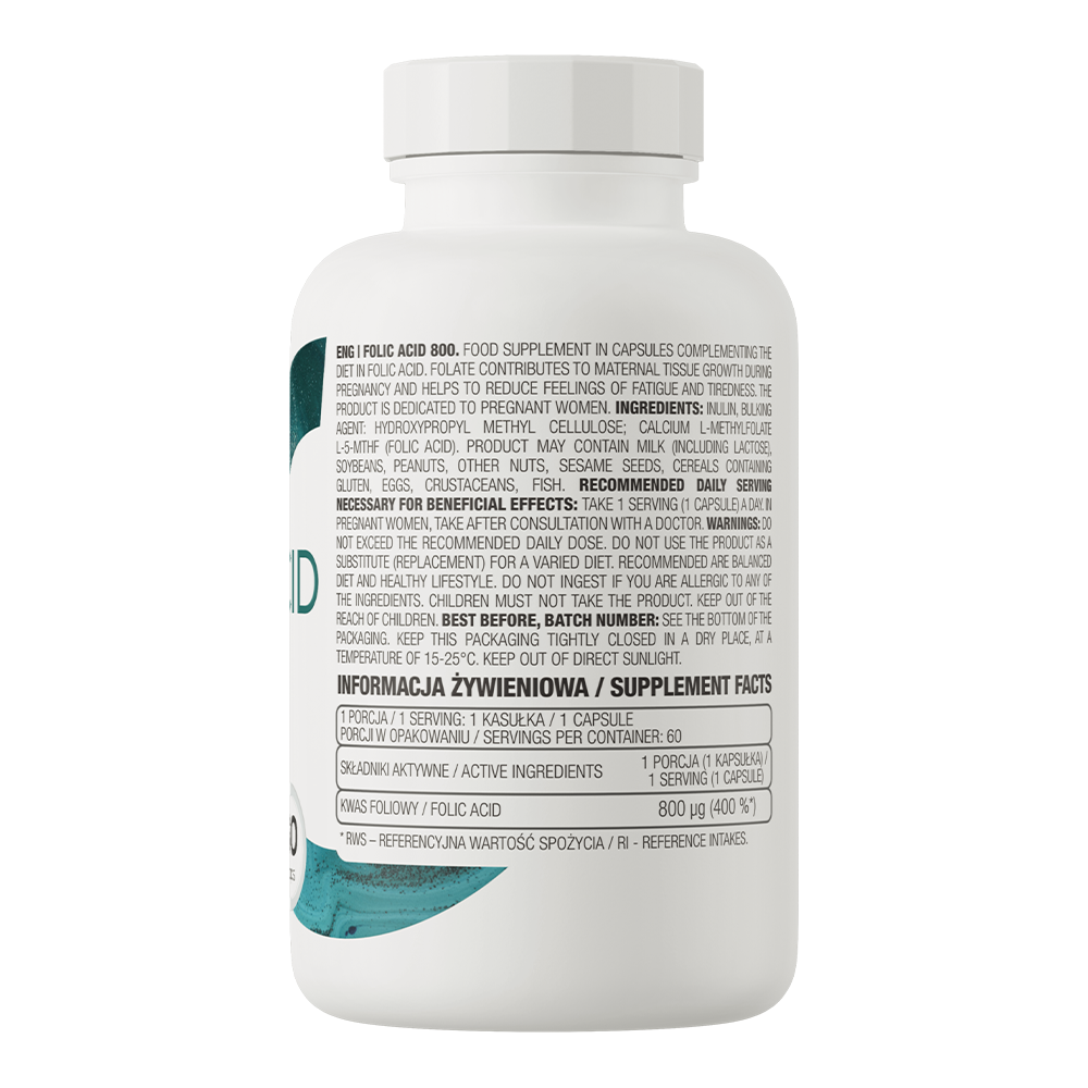 OstroVit Folic Acid 5-MTHF 60 caps