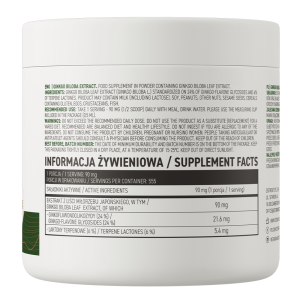 OstroVit Ginkgo Biloba Extract 50 g натуральний