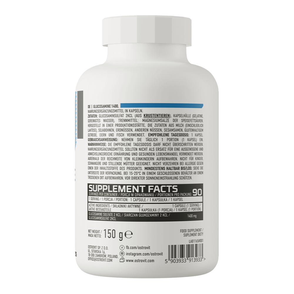OstroVit Glucosamine 1400 mg 90 caps