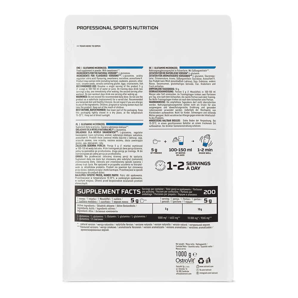 OstroVit Glutamine 1000 g