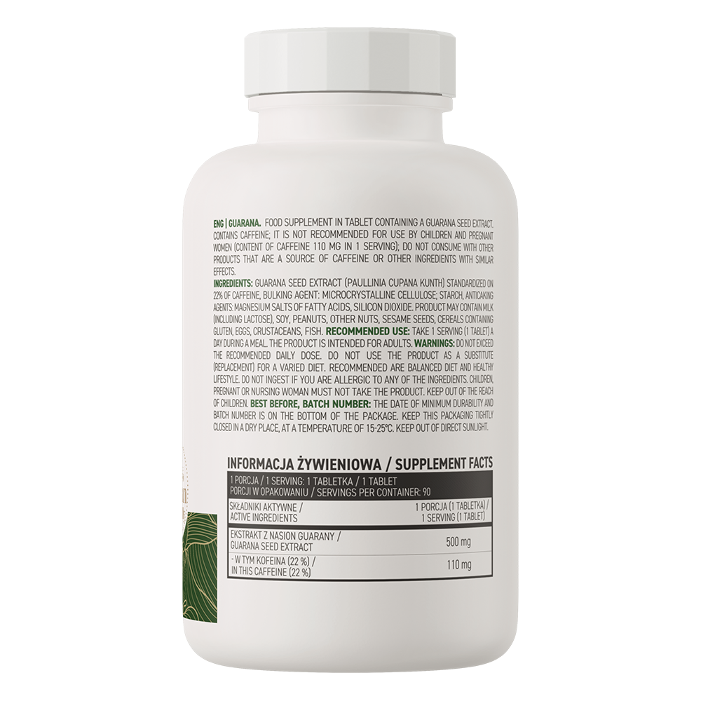 OstroVit Guarana Vege 90 tabs