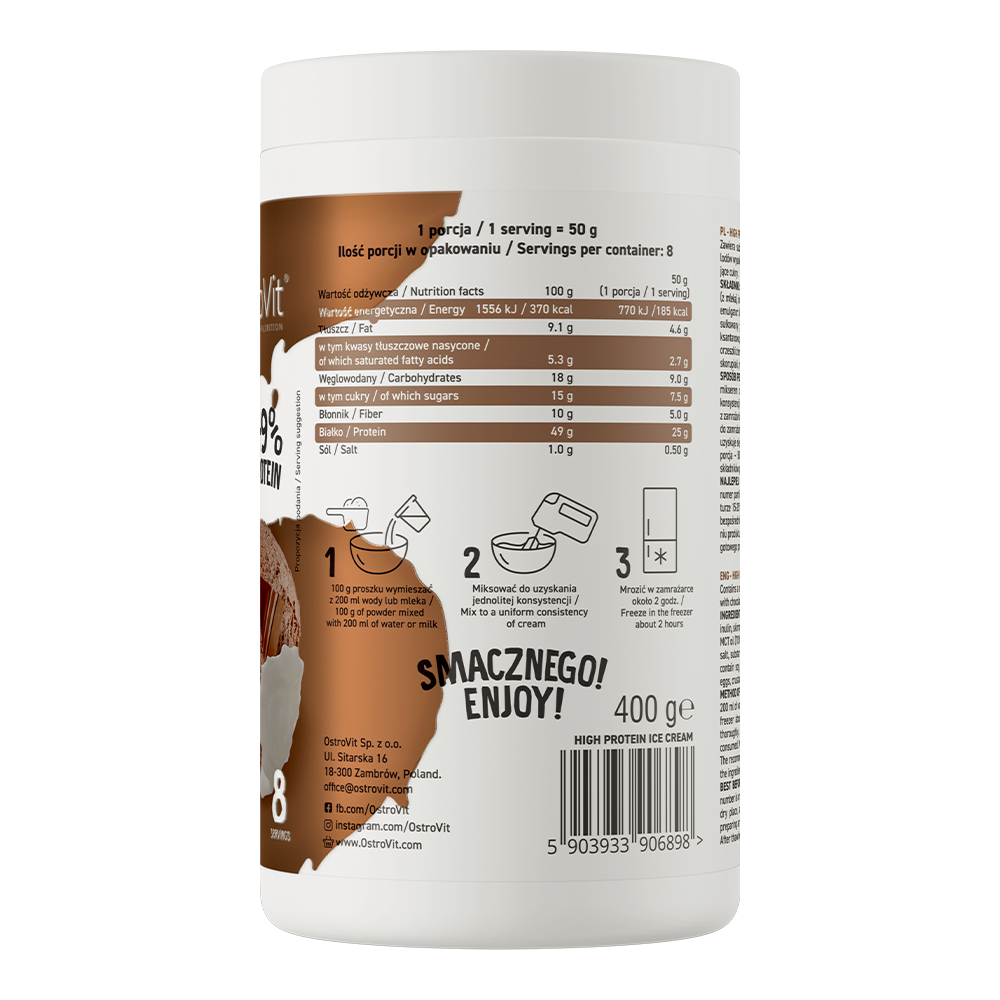 OstroVit High Protein Ice Cream 400 g