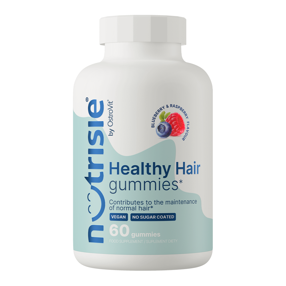 OstroVit NUTRISIE® Healthy Hair Gummies 60 чорниця з малиною