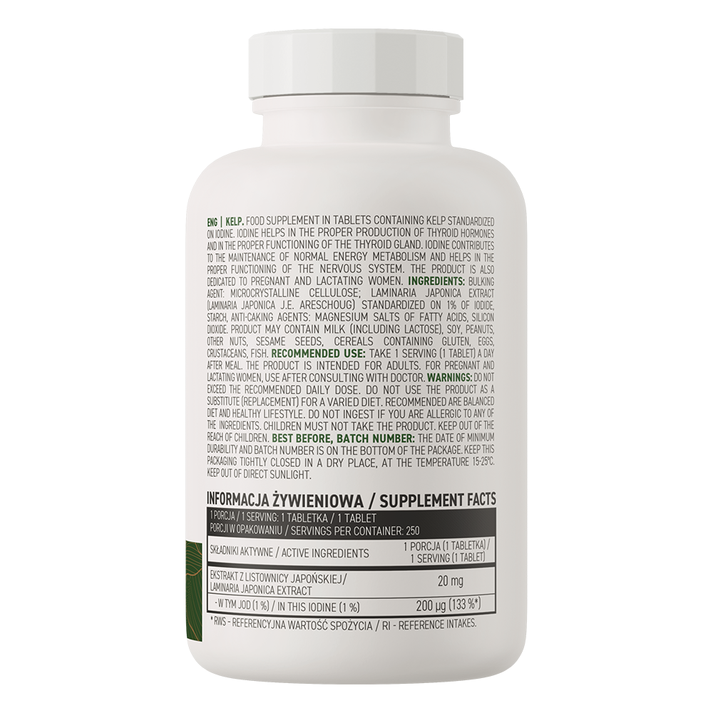 OstroVit Kelp 250 tabs