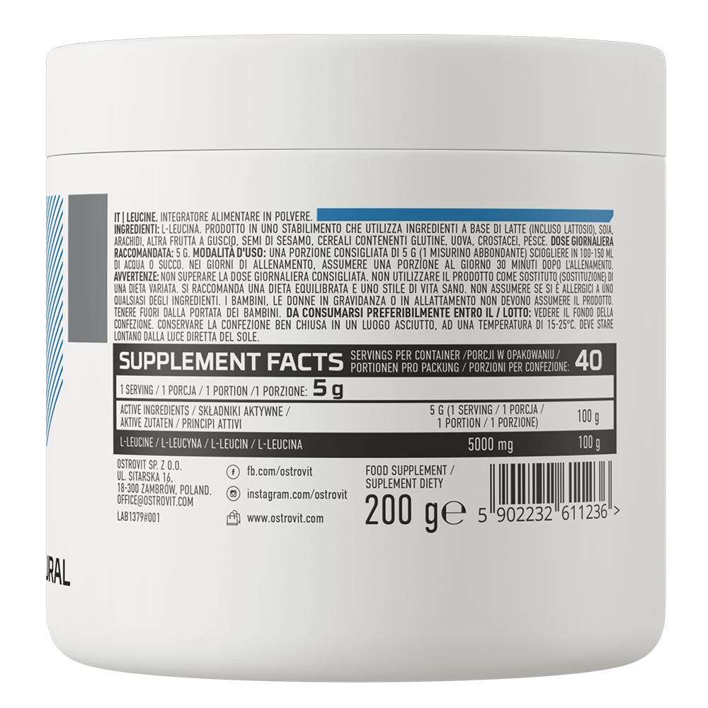 OstroVit Leucine 200 g натуральний