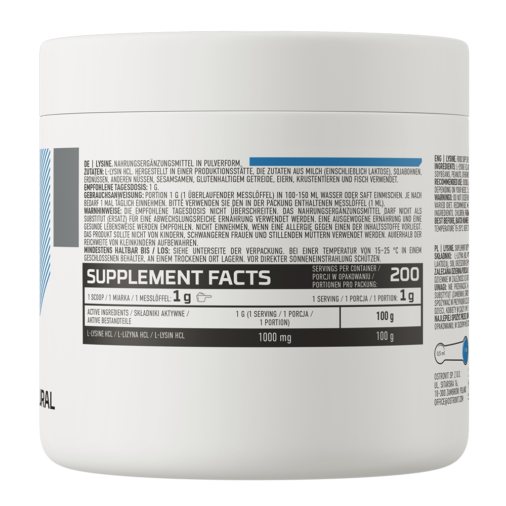 OstroVit Lysine 200 g натуральний