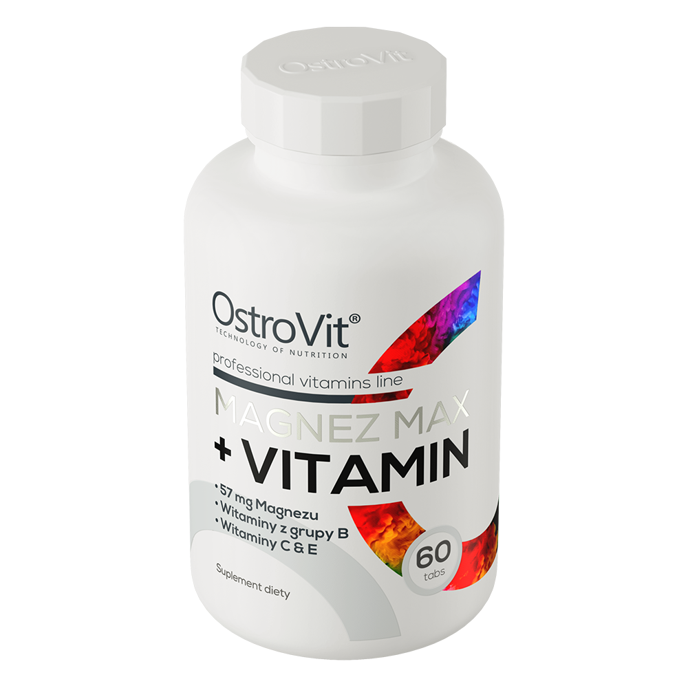 OstroVit Magnez Max + Vitamin 60 tabs