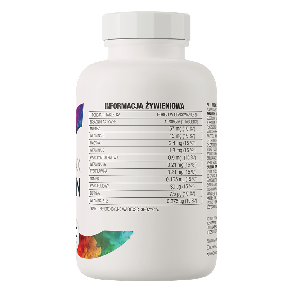 OstroVit Magnez Max + Vitamin 60 tabs