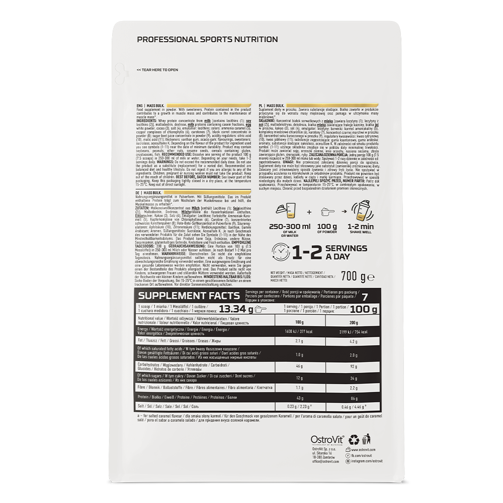 OstroVit Mass Bulk 700 g