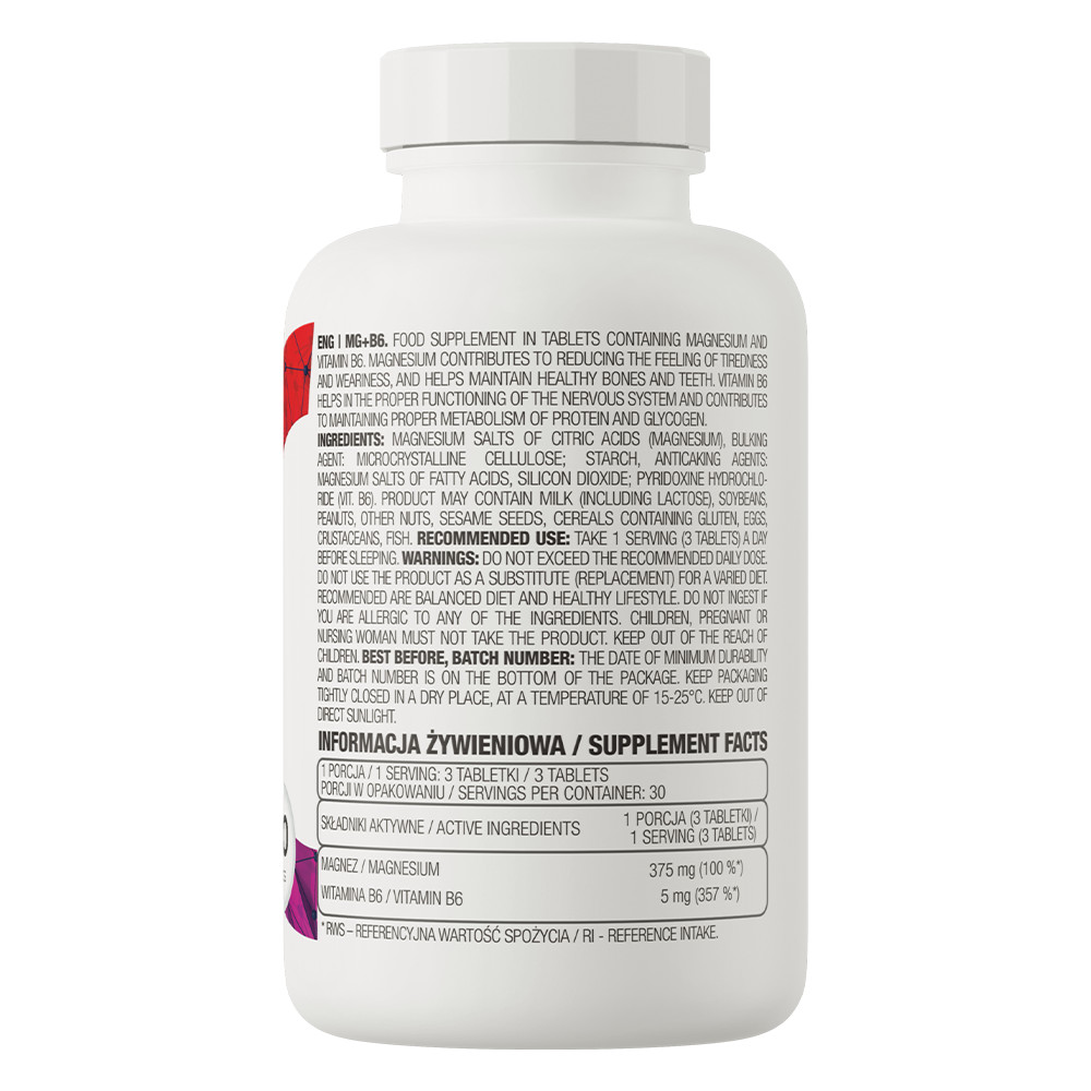 OstroVit Mg + B6 90 tabs