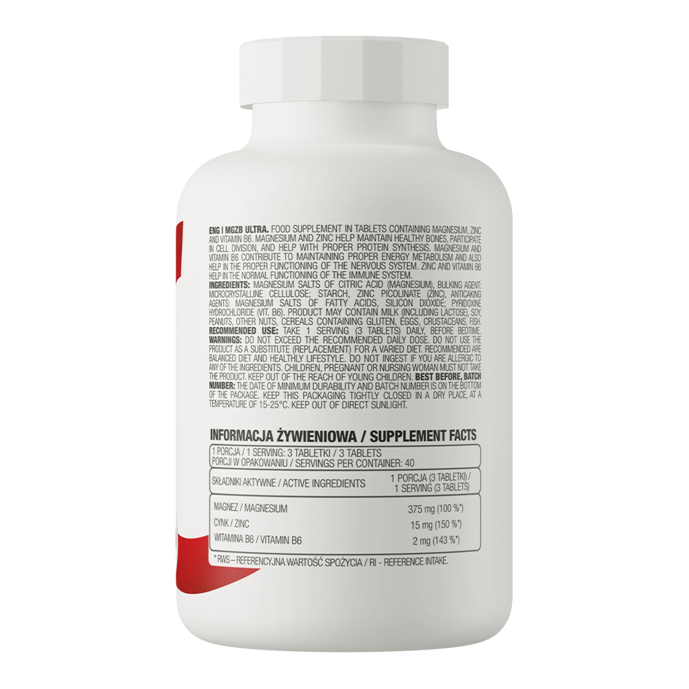 OstroVit MgZB (ZMA) Ultra 120 tabs