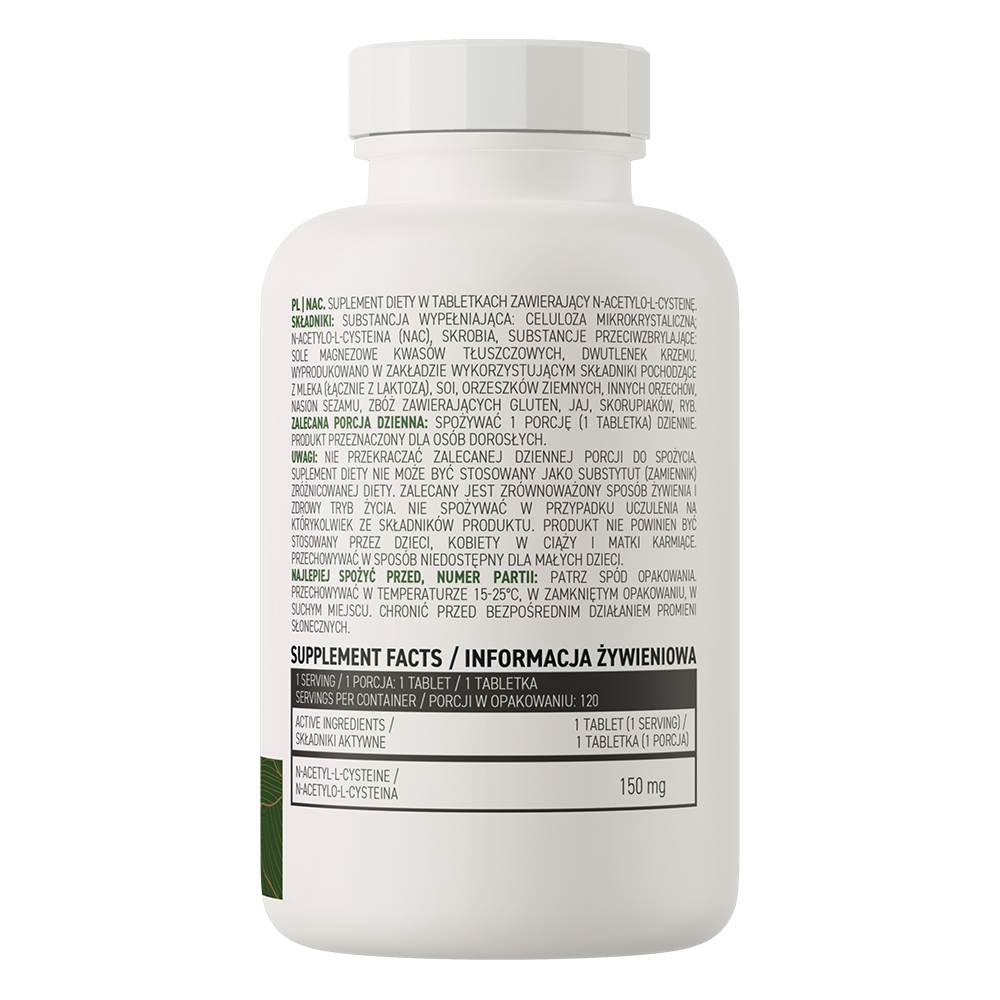 OstroVit L-Cysteine NAC Vege 120 tabs