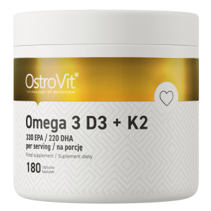 OstroVit Omega 3 D3 + K2 180 caps