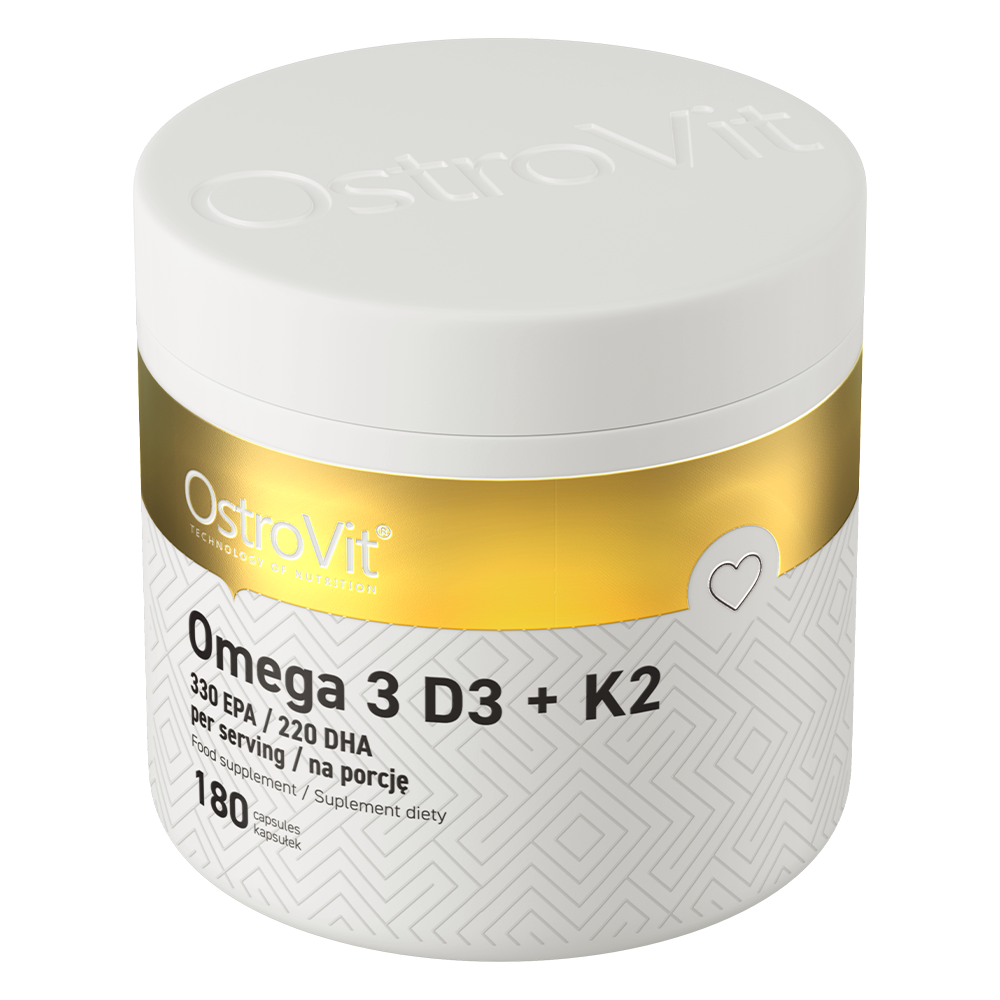 OstroVit Omega 3 D3 + K2 180 caps