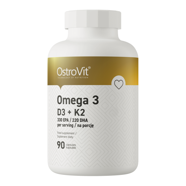 OstroVit Omega 3 D3 + K2 90 caps